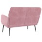 Panca Rosa 108x79x79 cm in Velluto Panca Rosa 108x79x79 cm in Velluto