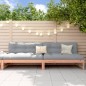 vidaXL Divani Centrali Giardino 2pz 120x80cm Legno Massello Douglas vidaXL Divani Centrali Giardino 2pz 120x80cm Legno Massello Douglas
