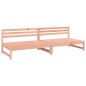 vidaXL Divani Centrali Giardino 2pz 120x80cm Legno Massello Douglas vidaXL Divani Centrali Giardino 2pz 120x80cm Legno Massello Douglas