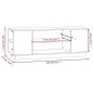 Mobile Porta TV 110x35x40,5 cm in Legno Massello di Pino Mobile Porta TV 110x35x40,5 cm in Legno Massello di Pino