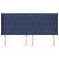 Testiera ad Orecchio Blu 183x16x118/128 cm in Tessuto Testiera ad Orecchio Blu 183x16x118/128 cm in Tessuto