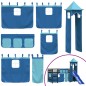 vidaXL Letto a Soppalco con Torre Bambini Blu 90x190cm Massello Pino vidaXL Letto a Soppalco con Torre Bambini Blu 90x190cm Massello Pino