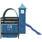 vidaXL Letto a Soppalco con Torre Bambini Blu 90x200cm Massello Pino vidaXL Letto a Soppalco con Torre Bambini Blu 90x200cm Massello Pino