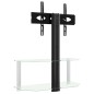 vidaXL Supporto TV Angolare 2 Livelli per 32-70 Pollici Nero e Argento vidaXL Supporto TV Angolare 2 Livelli per 32-70 Pollici Nero e Argento