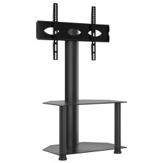 vidaXL Supporto TV Angolare 2 Livelli per 32-70 Pollici Nero