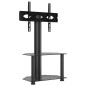 vidaXL Supporto TV Angolare 2 Livelli per 32-70 Pollici Nero vidaXL Supporto TV Angolare 2 Livelli per 32-70 Pollici Nero