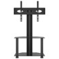 vidaXL Supporto TV Angolare 2 Livelli per 32-70 Pollici Nero vidaXL Supporto TV Angolare 2 Livelli per 32-70 Pollici Nero