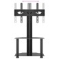 vidaXL Supporto TV Angolare 2 Livelli per 32-70 Pollici Nero vidaXL Supporto TV Angolare 2 Livelli per 32-70 Pollici Nero
