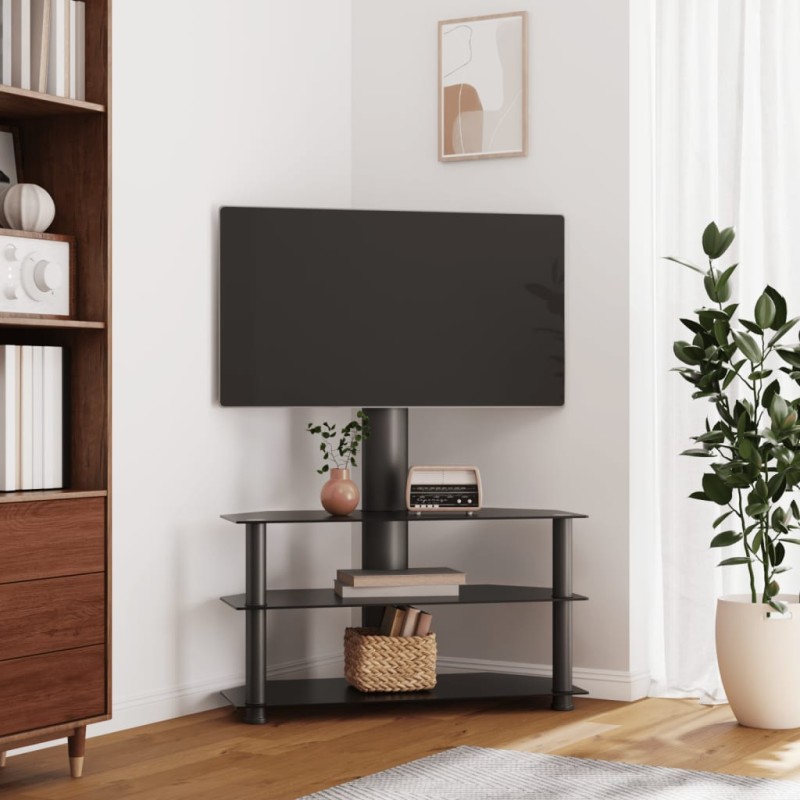 vidaXL Supporto TV Angolare 3 Livelli per 32-70 Pollici Nero vidaXL Supporto TV Angolare 3 Livelli per 32-70 Pollici Nero