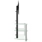 vidaXL Supporto TV Angolare 3 Livelli per 32-70 Pollici Nero e Argento vidaXL Supporto TV Angolare 3 Livelli per 32-70 Pollici Nero e Argento