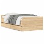 vidaXL Giroletto con Cassetti Rovere Sonoma 100x200 cm vidaXL Giroletto con Cassetti Rovere Sonoma 100x200 cm