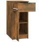 Armadietto Scrivania Rovere Fumo 33,5x50x75cm Legno Multistrato Armadietto Scrivania Rovere Fumo 33,5x50x75cm Legno Multistrato