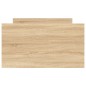 vidaXL Giroletto con Cassetti Rovere Sonoma 100x200 cm vidaXL Giroletto con Cassetti Rovere Sonoma 100x200 cm