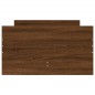 vidaXL Giroletto con Cassetti Rovere Marrone 100x200 cm vidaXL Giroletto con Cassetti Rovere Marrone 100x200 cm