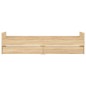 vidaXL Giroletto con Cassetti Rovere Sonoma 75x190 cm Small Single vidaXL Giroletto con Cassetti Rovere Sonoma 75x190 cm Small Single