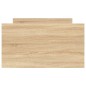 vidaXL Giroletto con Cassetti Rovere Sonoma 75x190 cm Small Single vidaXL Giroletto con Cassetti Rovere Sonoma 75x190 cm Small Single
