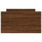 vidaXL Giroletto con Cassetti Rovere Marrone 75x190 cm Small Single vidaXL Giroletto con Cassetti Rovere Marrone 75x190 cm Small Single