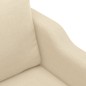 vidaXL Poltrona Crema 60 cm in Tessuto vidaXL Poltrona Crema 60 cm in Tessuto