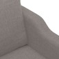 vidaXL Divano a 2 Posti Tortora 140 cm in Tessuto vidaXL Divano a 2 Posti Tortora 140 cm in Tessuto