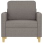 vidaXL Poltrona Tortora 60 cm in Tessuto