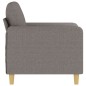 vidaXL Poltrona Tortora 60 cm in Tessuto