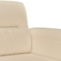 vidaXL Divano a 2 Posti Crema 120 cm in Tessuto Microfibra vidaXL Divano a 2 Posti Crema 120 cm in Tessuto Microfibra