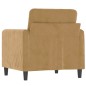 vidaXL Poltrona Marrone 60 cm Velluto