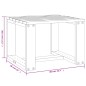 vidaXL Tavolino da Giardino 40x38x28,5 cm in Legno Massello di Douglas vidaXL Tavolino da Giardino 40x38x28,5 cm in Legno Massello di Douglas