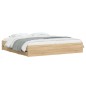 vidaXL Giroletto Cassetti Rovere Sonoma 180x200 cm Legno Multistrato vidaXL Giroletto Cassetti Rovere Sonoma 180x200 cm Legno Multistrato