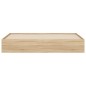 vidaXL Giroletto Cassetti Rovere Sonoma 180x200 cm Legno Multistrato vidaXL Giroletto Cassetti Rovere Sonoma 180x200 cm Legno Multistrato