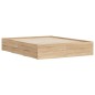 vidaXL Giroletto Cassetti Rovere Sonoma 150x200 cm Legno Multistrato vidaXL Giroletto Cassetti Rovere Sonoma 150x200 cm Legno Multistrato