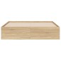 vidaXL Giroletto Cassetti Rovere Sonoma 150x200 cm Legno Multistrato vidaXL Giroletto Cassetti Rovere Sonoma 150x200 cm Legno Multistrato