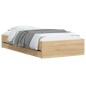vidaXL Giroletto Cassetti Rovere Sonoma 100x200 cm Legno Multistrato vidaXL Giroletto Cassetti Rovere Sonoma 100x200 cm Legno Multistrato