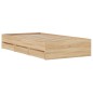 vidaXL Giroletto Cassetti Rovere Sonoma 100x200 cm Legno Multistrato vidaXL Giroletto Cassetti Rovere Sonoma 100x200 cm Legno Multistrato