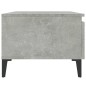 Tavolino Grigio Cemento 50x46x35 cm in Legno Multistrato