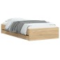 vidaXL Giroletto Cassetti Rovere Sonoma 90x200 cm Legno Multistrato vidaXL Giroletto Cassetti Rovere Sonoma 90x200 cm Legno Multistrato