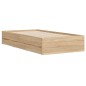 vidaXL Giroletto Cassetti Rovere Sonoma 90x200 cm Legno Multistrato vidaXL Giroletto Cassetti Rovere Sonoma 90x200 cm Legno Multistrato