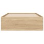 vidaXL Giroletto Cassetti Rovere Sonoma 90x200 cm Legno Multistrato vidaXL Giroletto Cassetti Rovere Sonoma 90x200 cm Legno Multistrato