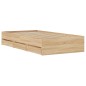 vidaXL Giroletto Cassetti Rovere Sonoma 90x200 cm Legno Multistrato vidaXL Giroletto Cassetti Rovere Sonoma 90x200 cm Legno Multistrato