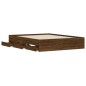 vidaXL Giroletto Cassetti Rovere Marrone 140x190 cm Legno Multistrato vidaXL Giroletto Cassetti Rovere Marrone 140x190 cm Legno Multistrato