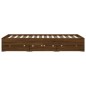 vidaXL Giroletto Cassetti Rovere Marrone 140x190 cm Legno Multistrato vidaXL Giroletto Cassetti Rovere Marrone 140x190 cm Legno Multistrato