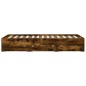 vidaXL Giroletto con Cassetti Rovere Fumo 140x190 cm Legno Multistrato vidaXL Giroletto con Cassetti Rovere Fumo 140x190 cm Legno Multistrato