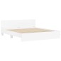 vidaXL Giroletto con Testiera Bianco 180x200 cm