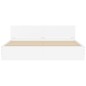 vidaXL Giroletto con Testiera Bianco 160x200 cm vidaXL Giroletto con Testiera Bianco 160x200 cm