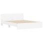 vidaXL Giroletto con Testiera Bianco 150x200 cm vidaXL Giroletto con Testiera Bianco 150x200 cm