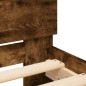 vidaXL Giroletto con Testiera e LED Rovere Fumo 180x200 cm vidaXL Giroletto con Testiera e LED Rovere Fumo 180x200 cm