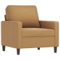 vidaXL Poltrona Marrone 60 cm Velluto vidaXL Poltrona Marrone 60 cm Velluto