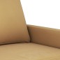 vidaXL Poltrona Marrone 60 cm Velluto vidaXL Poltrona Marrone 60 cm Velluto