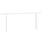 vidaXL Set Pali per Tenda da Sole Bianco 600x245 cm Ferro vidaXL Set Pali per Tenda da Sole Bianco 600x245 cm Ferro