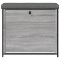 vidaXL Panca Portascarpe Cassetto Ribaltabile Grigio Sonoma 62x32x56cm